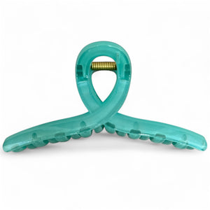 HAIRSTORY D686 SHIMMER Classic Knot Hair Claw Clamp Clip