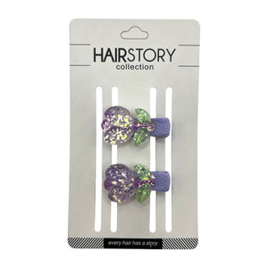 HAIRSTORY Glittered Tulips Pin Curl (001-GT)