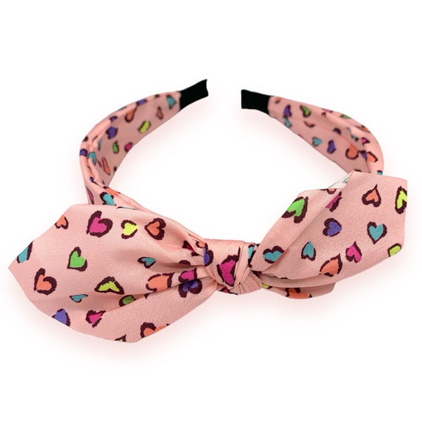 HAIRSTORY Printed Heart Headband-#9A