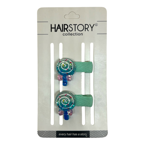 HAIRSTORY Lollipop Charm Snap Clip (001-L)