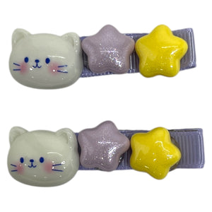 HIRSTORY Bunny Star Charm Pin Curl (001-BNS)