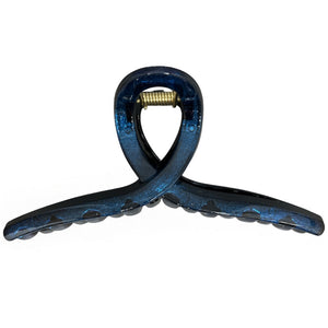 HAIRSTORY D832 SHIMMER Classic Knot Hair Claw Clamp Clip