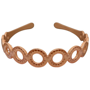 HAIRSTORY T062 Shimmer Round Holes Headband