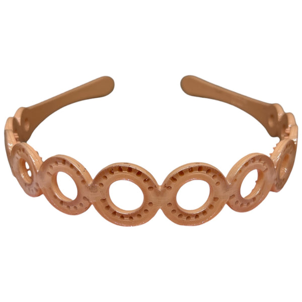 HAIRSTORY T062 Shimmer Round Holes Headband