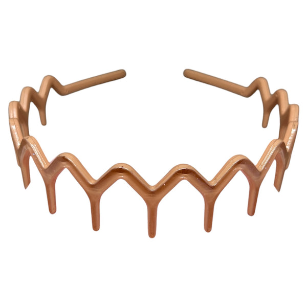 HAIRSTORY Shimmer Zig Zag Shark Tooth Headband (T023)