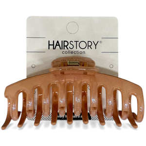 HAIRSTORY D651-D504 Shimmer Jumbo Big Claw Hair Clamp Clip