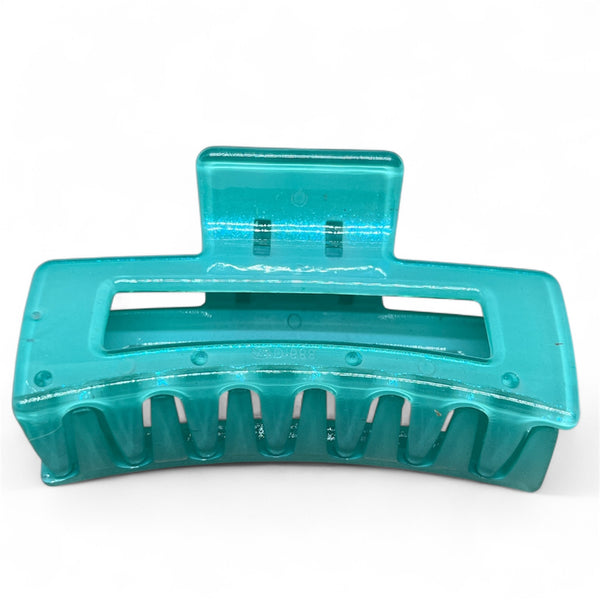HAIRSTORY D705 SHIMMER Jumbo Rectangular Hair Claw Clamp Clip