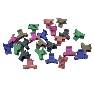 HAIRSTORY Sorbet Colored Small Hair Clamp Clips - D342