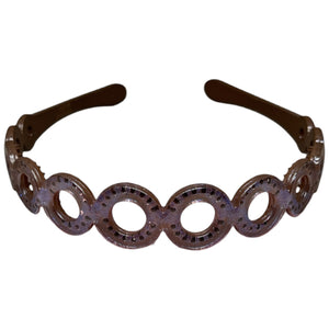 HAIRSTORY T062 Shimmer Round Holes Headband