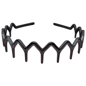 HAIRSTORY Shimmer Zig Zag Shark Tooth Headband (T023)
