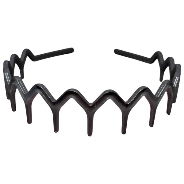 HAIRSTORY Shimmer Zig Zag Shark Tooth Headband (T023)