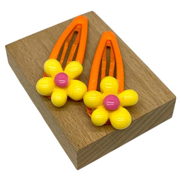 HAIRSTORY Flower Colorful Bean Snap clip (2435)