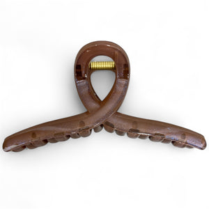 HAIRSTORY D686 SHIMMER Classic Knot Hair Claw Clamp Clip