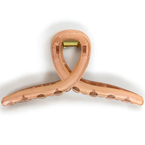 HAIRSTORY D832 SHIMMER Classic Knot Hair Claw Clamp Clip