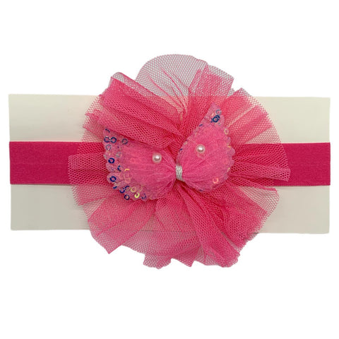 HAIRSTORY Mesh Baby Toddler Turban Headband (#14)