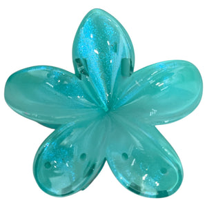 HAIRSTORY D824 Shimmer Double Sided Flower Orchid Hair Clamp