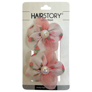 HAIRSTORY Mini Flower Pearl Charm Pin Curl