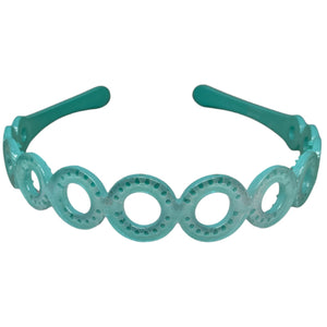 HAIRSTORY T062 Shimmer Round Holes Headband