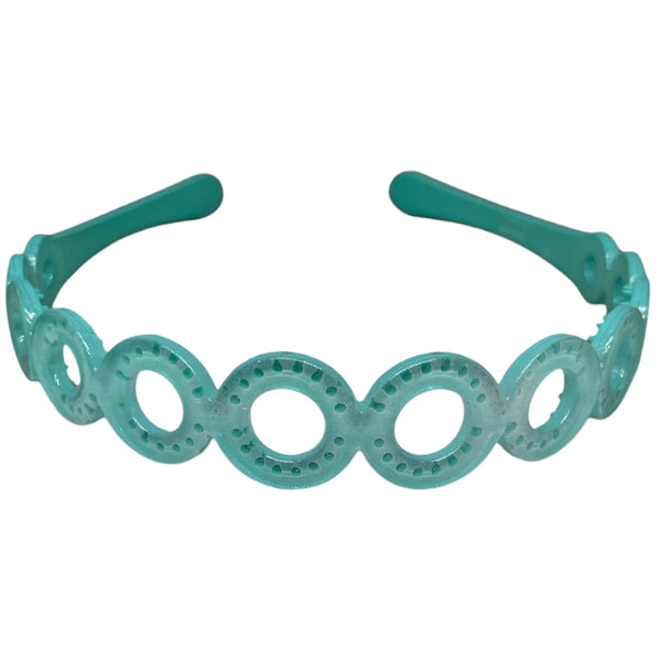 HAIRSTORY T062 Shimmer Round Holes Headband