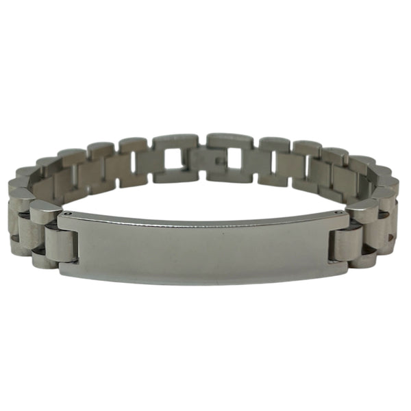HAIRSTORY Men’s Stainless Silver Bracelet