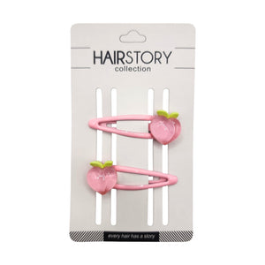 HAIRSTORY Crystal Fruit Colorful Charm Snap Clip (#13-CFC)
