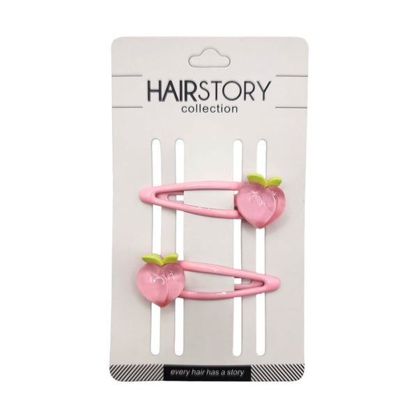 HAIRSTORY Crystal Fruit Colorful Charm Snap Clip (#13-CFC)