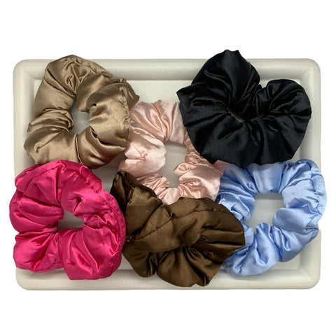 HAIRSTORY Satin Pillow Scrunchies