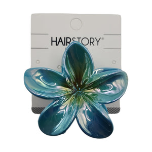 HAIRSTORY Plumeria Flower Hair Claw Clip Clamp
