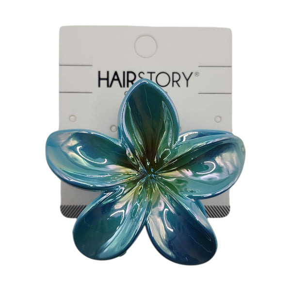 HAIRSTORY Plumeria Flower Hair Claw Clip Clamp