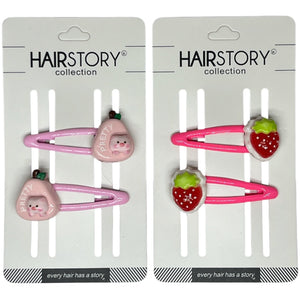 HAIRSTORY Fruit Colorful Bean Snap clip (#21-F)