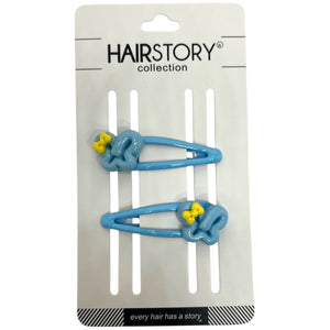 HAIRSTORY Butterfly Colorful Bean Snap clip (#13-B)