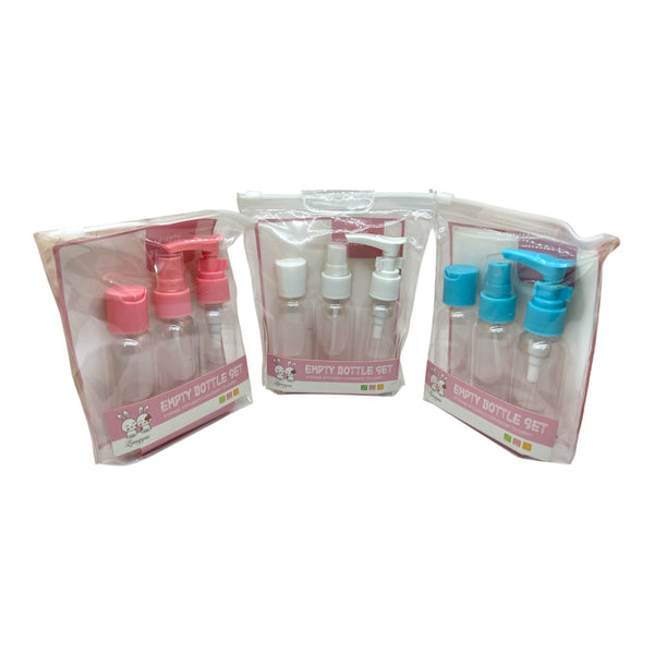 HAIRSTORY 8056 Travel Bottle 50ML 3pcs/Set Random Color