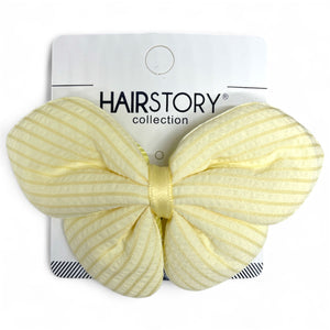 HAIRSTORY Woven Cotton Butterfly Pin Curl (002-WCB)