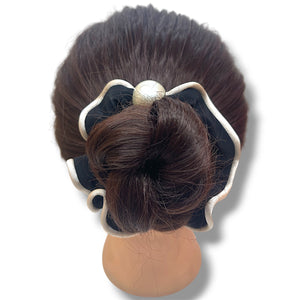 HAIRSTORY #6051 Scrunchies With Pearl Charm