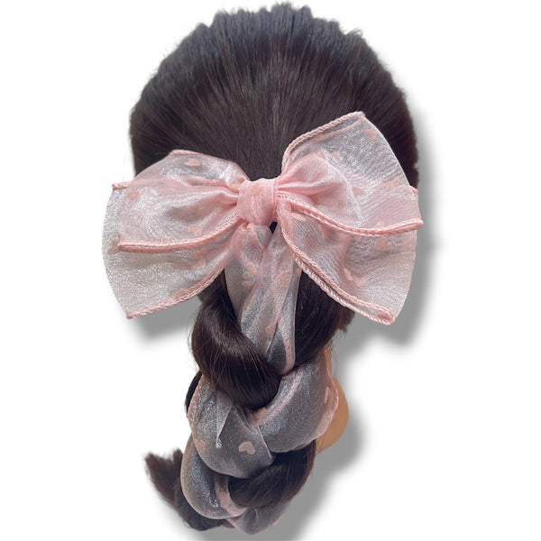 HAIRSTORY #008 Long Ribbon W/Small Heart