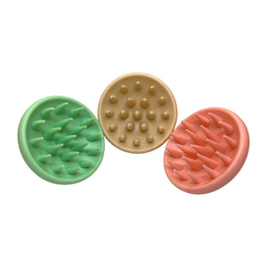 HAIRSTORY 6015 Silicone Bath Brush Silicone Handle Random Color