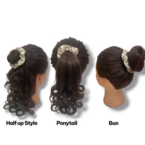 HAIRSTORY #6050 Small Satin Scrunchies