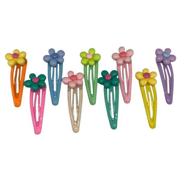 HAIRSTORY Flower Colorful Bean Snap clip (2435)