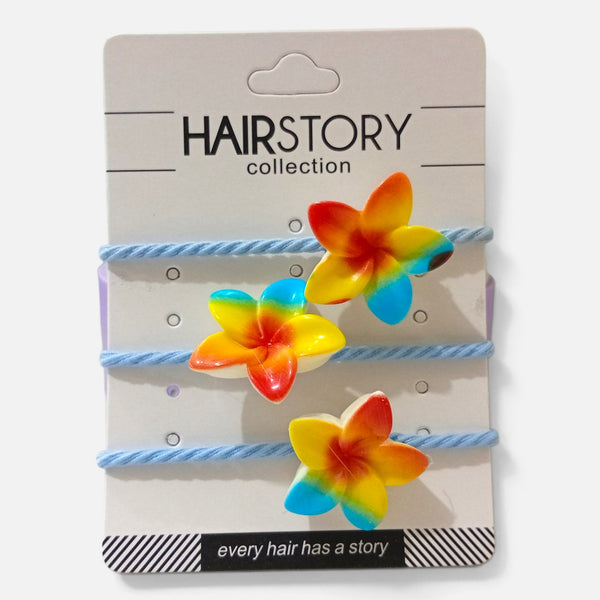 HAIRSTORY Tropical Flower Hair Tie