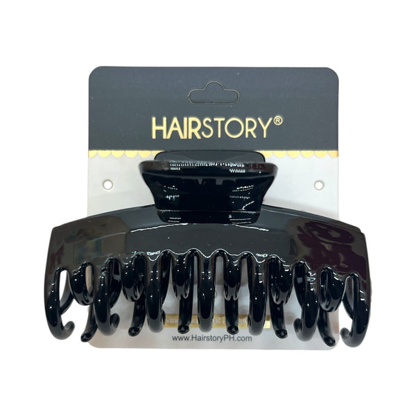 HAIRSTORY D854 Long Glossy Curved Hair Claw