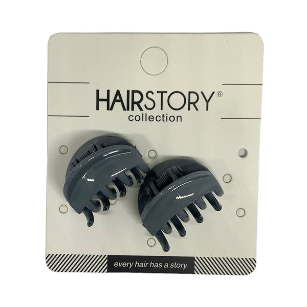 HAIRSTORY Sorbet Colored Small Hair Clamp Clips - D349