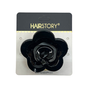 HAIRSTORY Glossy Small Flower Claw