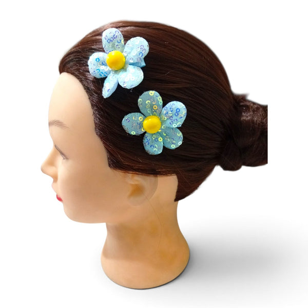 HAIRSTORY Cute Sequins Flower Hair Clip