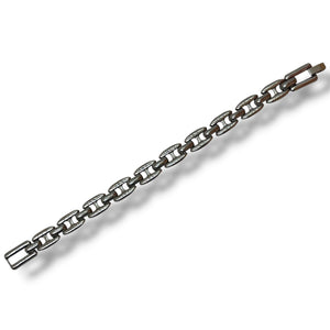 HAIRSTORY Men’s Silver Stainless Chain Bracelet