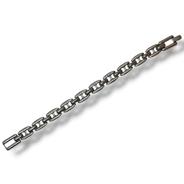 HAIRSTORY Men’s Silver Stainless Chain Bracelet