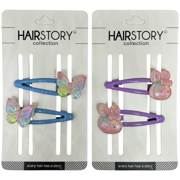 HAIRSTORY Ice Cream/Candy Charm Snap Clip (#21-IC)