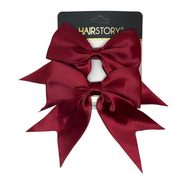 HAIRSTORY Satin Ribbon Bow Hairclip