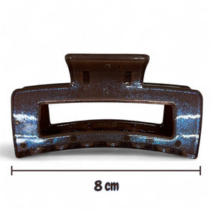 HAIRSTORY D688 SHIMMER Rectangular Hair Claw Clamp Clip