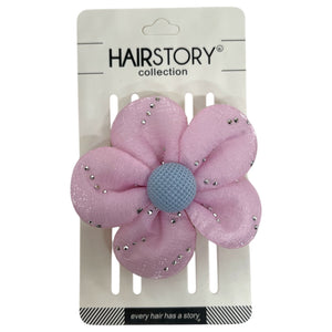 HAIRSTORY Shimmer Chiffon Flower Pin Curl (002-SCF)
