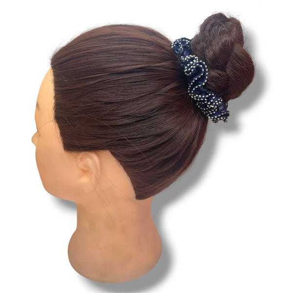 HAIRSTORY #6049-B Frilled Scrunchies